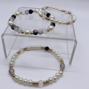 NWT Wool + Pepper Co. Fall 2021 Glass Bracelets